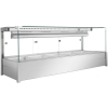 Column-free insulated soup warmer counter with adjustable temperature, suitable for hotels and banquet halls