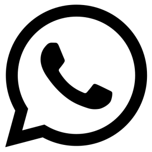 WhatsApp contact icon in black circle